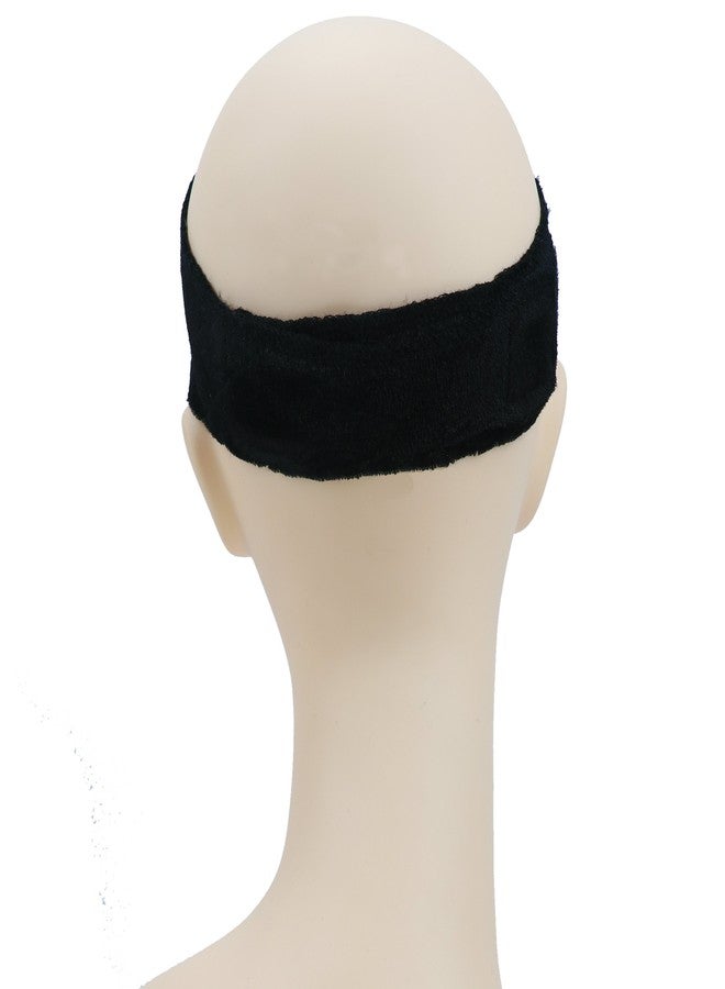 gexworldwide GEX Beauty Flexible Velvet Wig Grip Scarf Head Hair Band Wig Band Adjustable Fastern (Dark Black) - Image 4